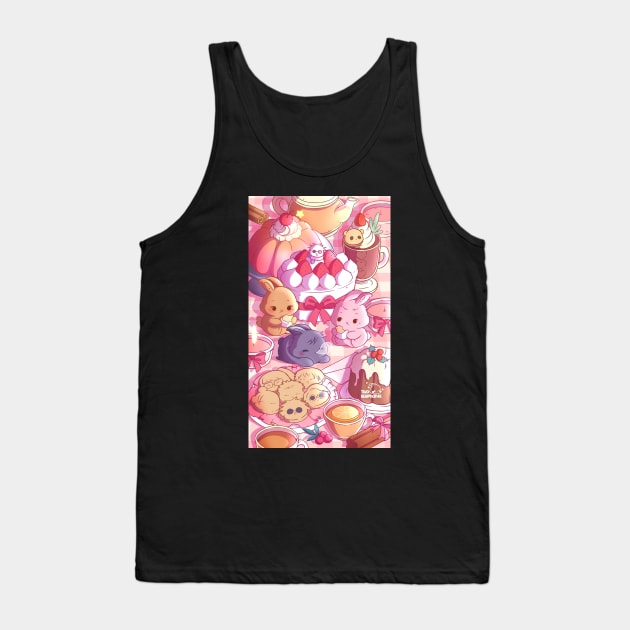 Christmas feast (Jjk bunnies) Tank Top by Two elephants 